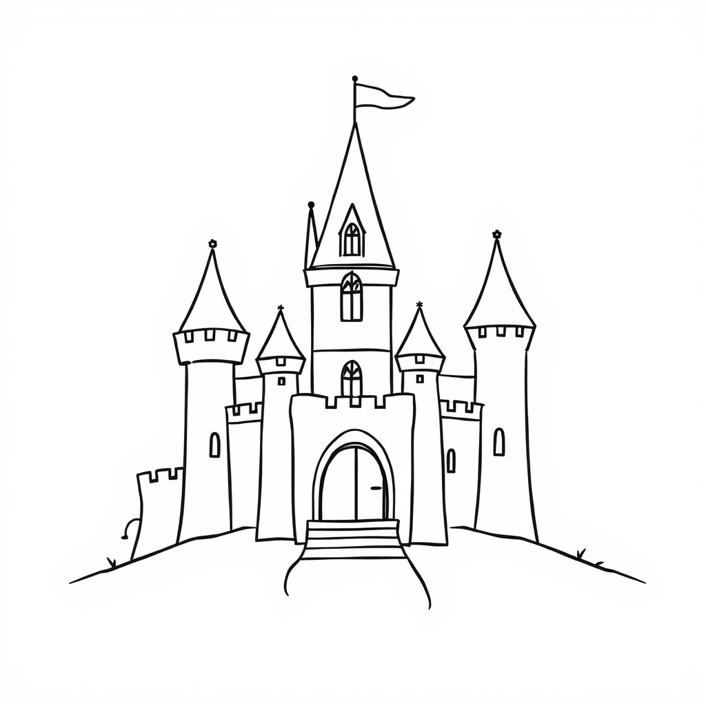Prinsen en Prinsessen Kleurplaat