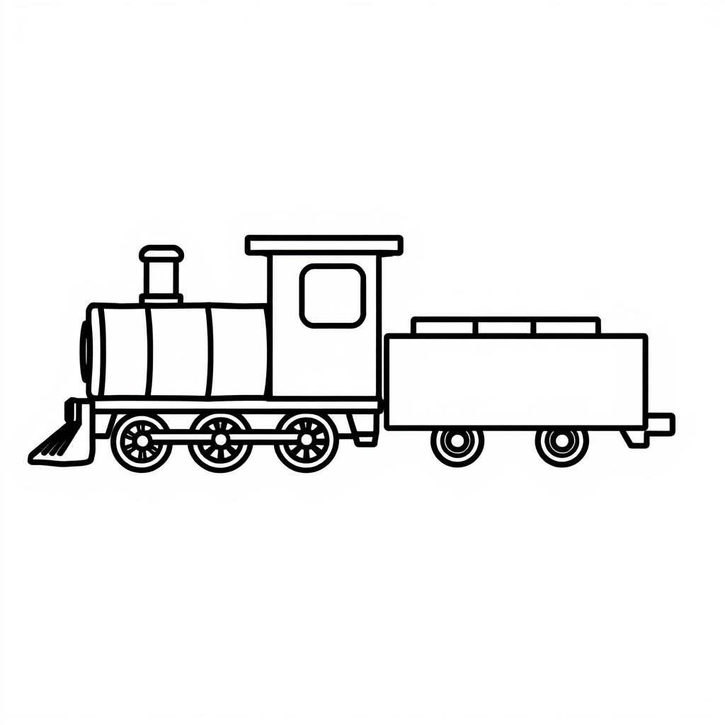 Treinnetjes Kleurplaat