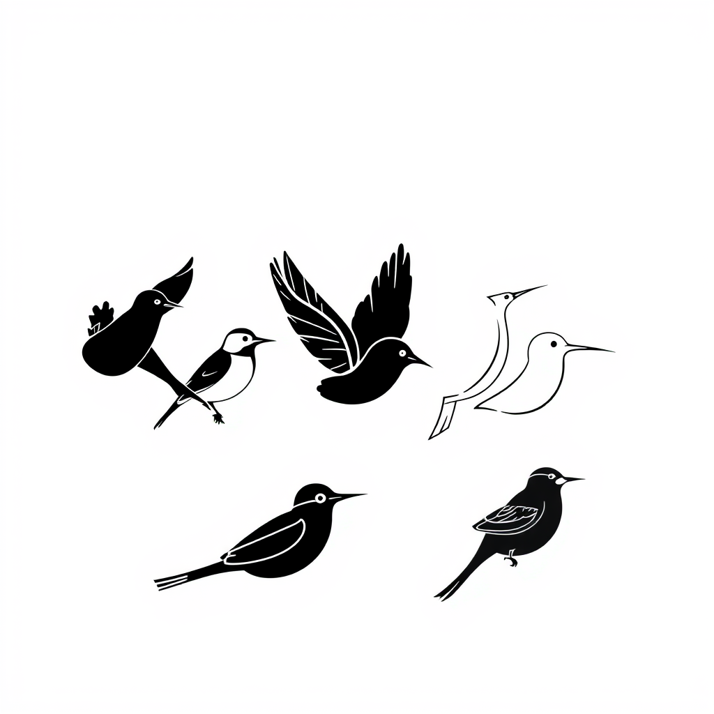 Vlinder-vriendjes Kleurplaat