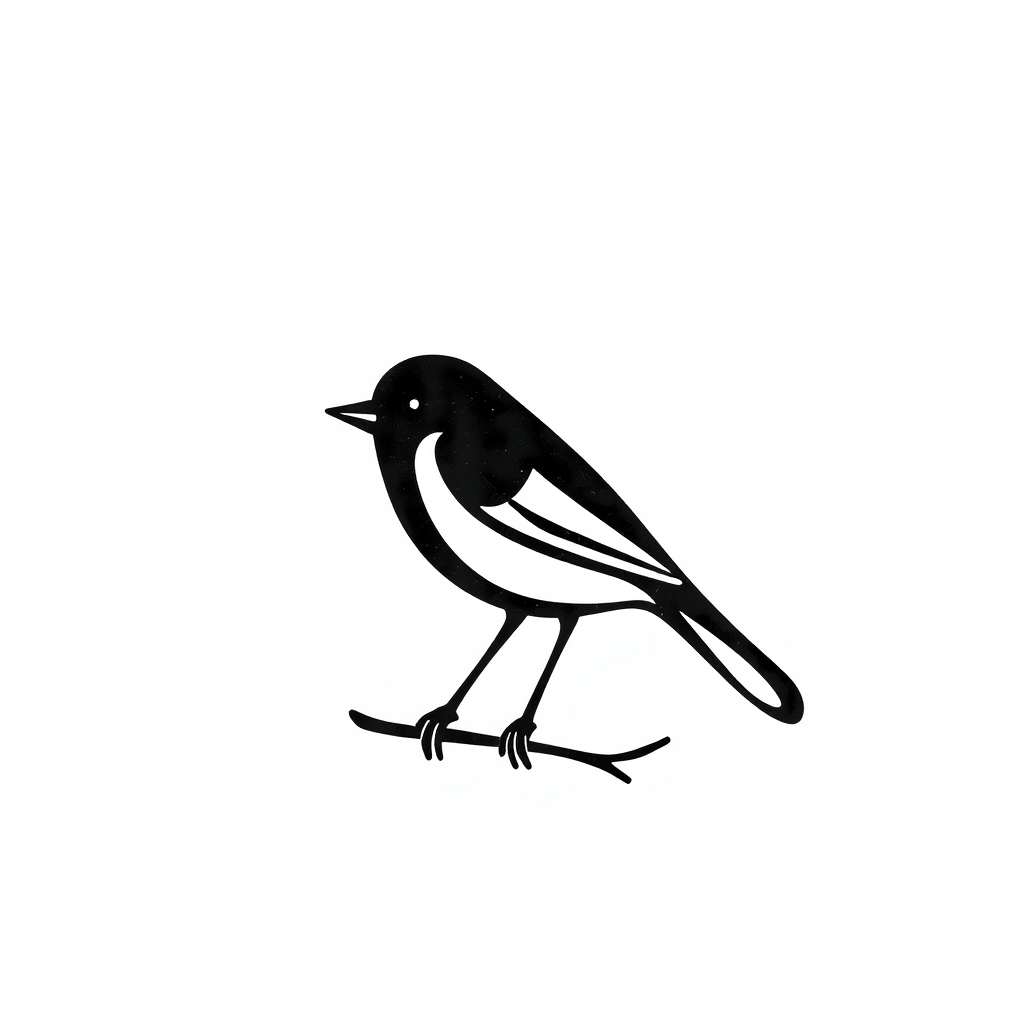 Vogeltjes Kleurplaat
